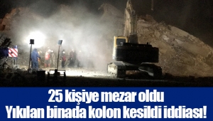 25 kişiye mezar oldu Yıkılan binada kolon kesildi iddiası!