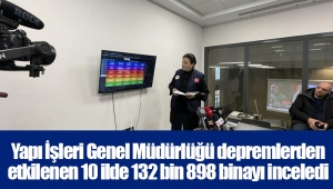 Yapı İşleri Genel Müdürlüğü depremlerden etkilenen 10 ilde 132 bin 898 binayı inceledi