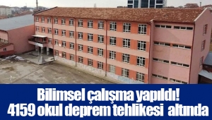 Bilimsel çalışma yapıldı! 4159 okul deprem tehlikesi altında 