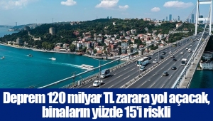 Deprem 120 milyar TL zarara yol açacak, binaların yüzde 15'i riskli