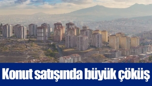 Konut satışında büyük çöküş