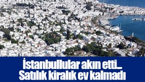 İstanbullular akın etti... Satılık kiralık ev kalmadı