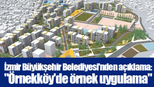 İzmir Büyükşehir Belediyesi'nden açıklama: 