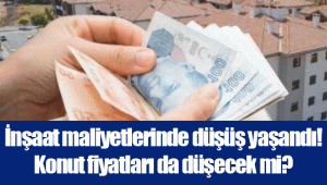 İnşaat maliyetlerinde düşüş yaşandı! Konut fiyatları da düşecek mi?