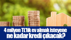 4 milyon TL'lik ev almak isteyene ne kadar kredi çıkacak?