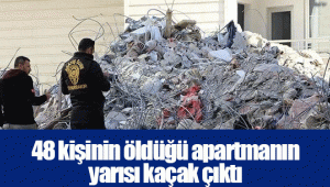 48 kişinin öldüğü apartmanın yarısı kaçak çıktı