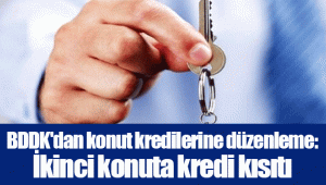 BDDK'dan konut kredilerine düzenleme: İkinci konuta kredi kısıtı