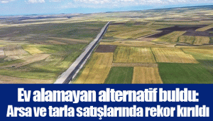 Ev alamayan alternatif buldu: Arsa ve tarla satışlarında rekor kırıldı