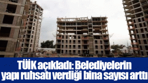 TÜİK açıkladı: Belediyelerin yapı ruhsatı verdiği bina sayısı arttı