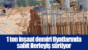 1 ton inşaat demiri fiyatlarında sabit ilerleyiş sürüyor