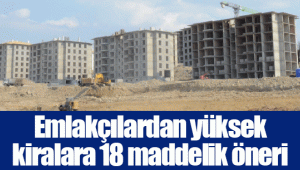 Emlakçılardan yüksek kiralara 18 maddelik öneri