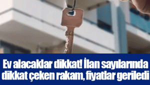 Ev alacaklar dikkat! İlan sayılarında dikkat çeken rakam, fiyatlar geriledi