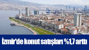 İzmir'de konut satışları %1,7 arttı