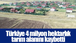 Türkiye 4 milyon hektarlık tarım alanını kaybetti