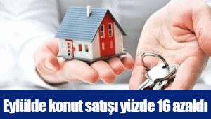 Eylülde konut satışı yüzde 16 azaldı