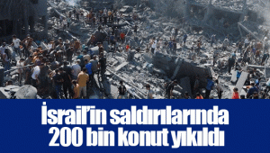 İsrail’in saldırılarında 200 bin konut yıkıldı