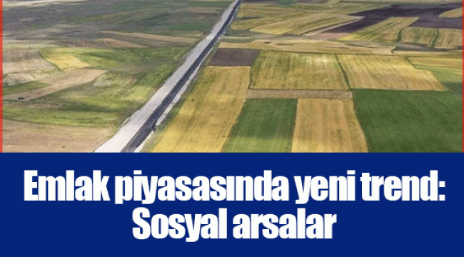 Emlak piyasasında yeni trend: Sosyal arsalar