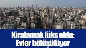 Kiralamak lüks oldu: Evler bölüşülüyor