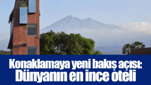 Konaklamaya yeni bakış açısı: Dünyanın en ince oteli