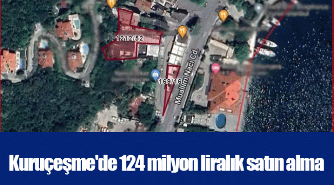 Kuruçeşme'de 124 milyon liralık satın alma