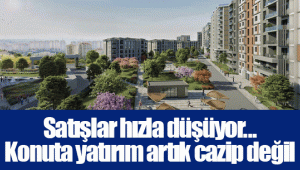 Satışlar hızla düşüyor... Konuta yatırım artık cazip değil