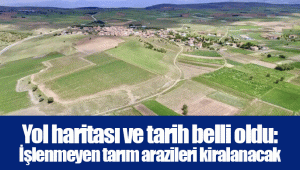 Yol haritası ve tarih belli oldu: İşlenmeyen tarım arazileri kiralanacak