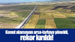 Konut alamayan arsa-tarlaya yöneldi, rekor kırıldı!