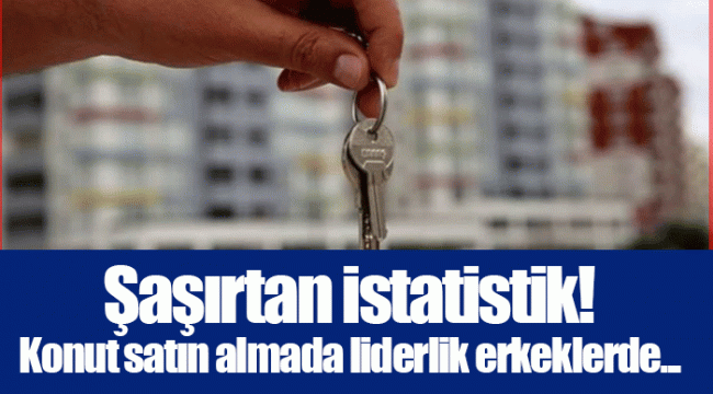 Şaşırtan istatistik! Konut satın almada liderlik erkeklerde... İşte yüzdelik dilim