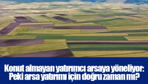 Konut almayan yatırımcı arsaya yöneliyor: Peki arsa yatırımı için doğru zaman mı?