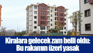 Kiralara gelecek zam belli oldu: Bu rakamın üzeri yasak