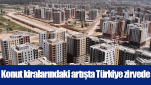 Konut kiralarındaki artışta Türkiye zirvede