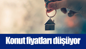 Konut fiyatları düşüyor