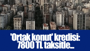 'Ortak konut' kredisi: 7800 TL taksitle...