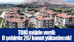 TOKİ müjde verdi: O şehirde 267 konut yükselecek!