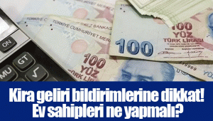 Kira geliri bildirimlerine dikkat! Ev sahipleri ne yapmalı?