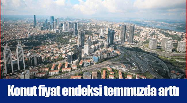 Konut fiyat endeksi temmuzda arttı