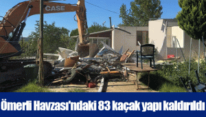 Ömerli Havzası'ndaki 83 kaçak yapı kaldırıldı