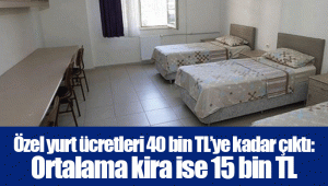 Özel yurt ücretleri 40 bin TL’ye kadar çıktı: Ortalama kira ise 15 bin TL