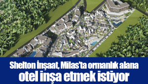 Shelton İnşaat, Milas'ta ormanlık alana otel inşa etmek istiyor