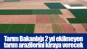 Tarım Bakanlığı 2 yıl ekilmeyen tarım arazilerini kiraya verecek