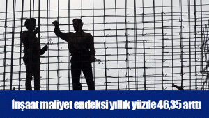 İnşaat maliyet endeksi yıllık yüzde 46,35 arttı