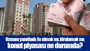 Uzmanı yanıtladı: Ev almak mı, kiralamak mı; konut piyasası ne durumda?