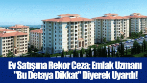 Ev Satışına Rekor Ceza: Emlak Uzmanı 