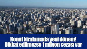 Konut kiralamada yeni dönem! Dikkat edilmezse 1 milyon cezası var