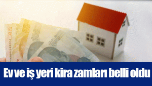 Ev ve iş yeri kira zamları belli oldu