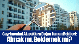 Gayrimenkul Alacaklara Doğru Zaman Rehberi: Almak mı, Beklemek mi?