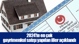 2024'te en çok gayrimenkul satışı yapılan iller açıklandı