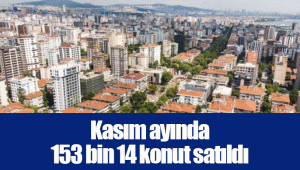 Kasım ayında 153 bin 14 konut satıldı