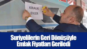 Suriyelilerin Geri Dönüşüyle Emlak Fiyatları Geriledi