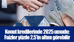 Konut kredilerinde 2025 umudu: Faizler yüzde 2,5'in altını görebilir